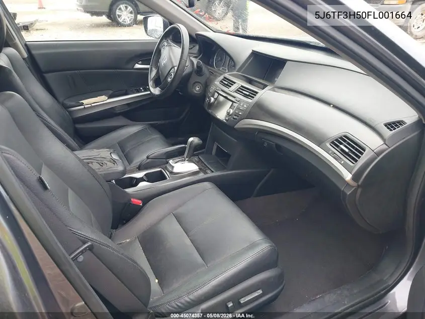 2015 Honda Crosstour Ex-L VIN: 5J6TF3H50FL001664 Lot: 45074357