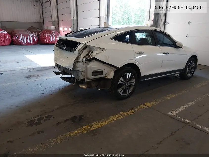 2015 Honda Crosstour Ex-L V6 VIN: 5J6TF2H56FL000450 Lot: 45151371