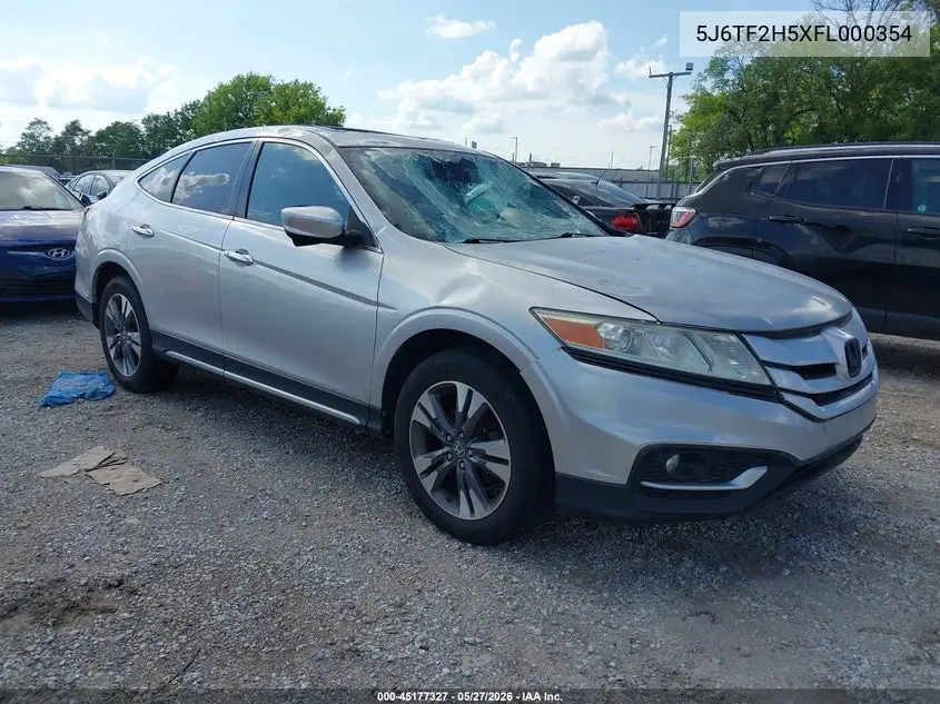 2015 Honda Crosstour Ex-L V6 VIN: 5J6TF2H5XFL000354 Lot: 45177327