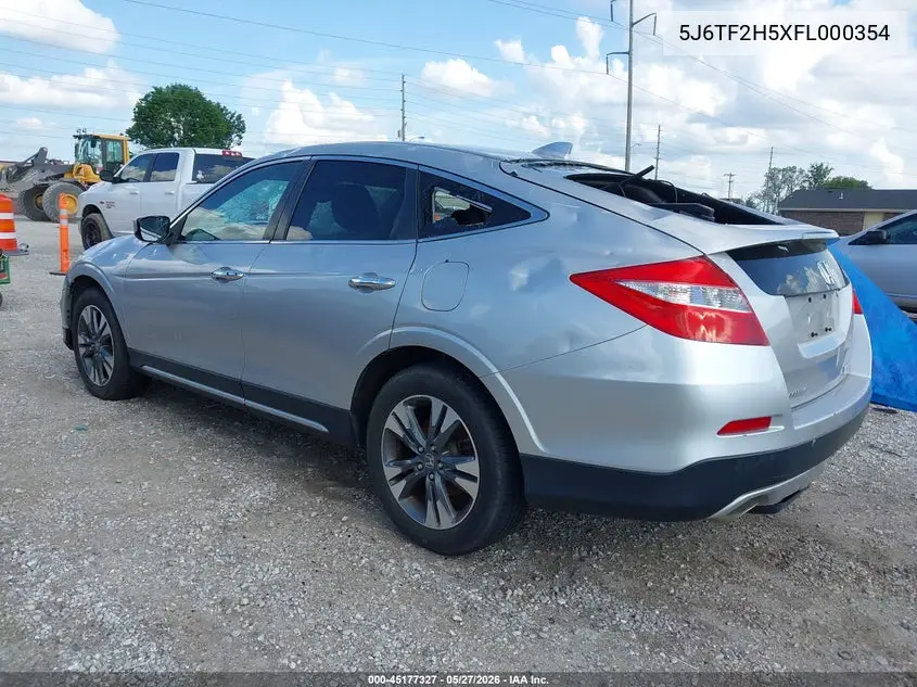 2015 Honda Crosstour Ex-L V6 VIN: 5J6TF2H5XFL000354 Lot: 45177327
