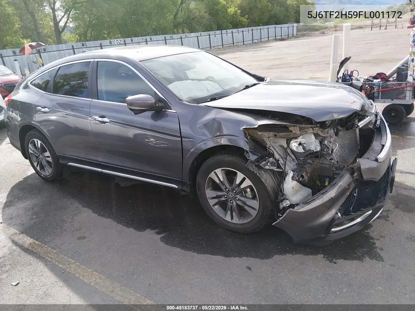 2015 Honda Crosstour Ex-L V6 VIN: 5J6TF2H59FL001172 Lot: 45183737
