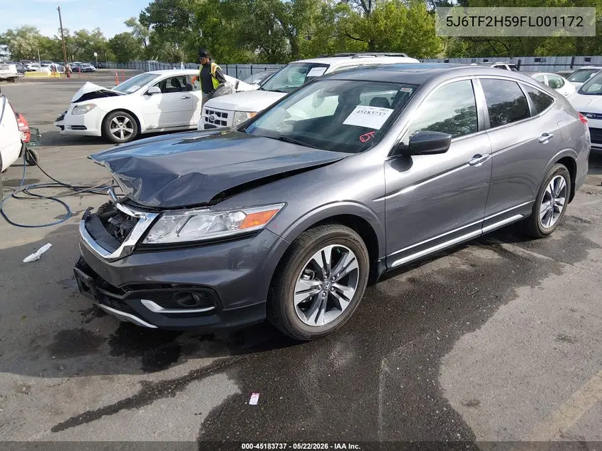 2015 Honda Crosstour Ex-L V6 VIN: 5J6TF2H59FL001172 Lot: 45183737