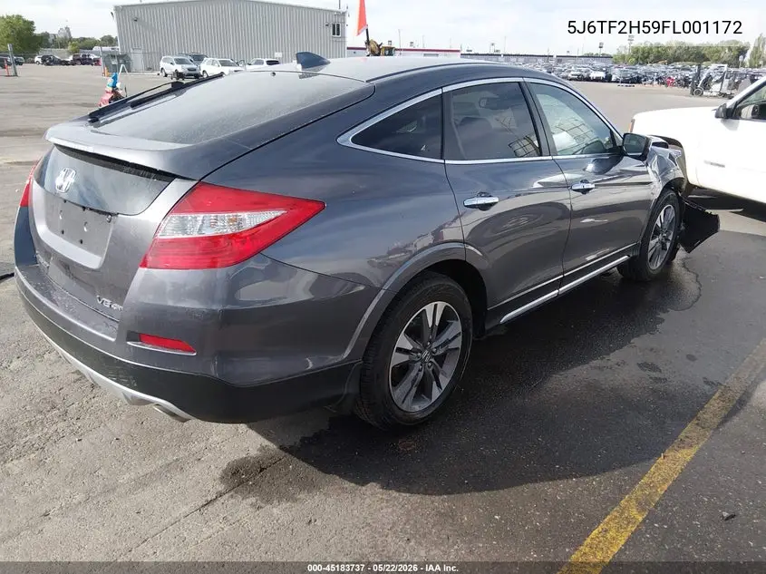2015 Honda Crosstour Ex-L V6 VIN: 5J6TF2H59FL001172 Lot: 45183737