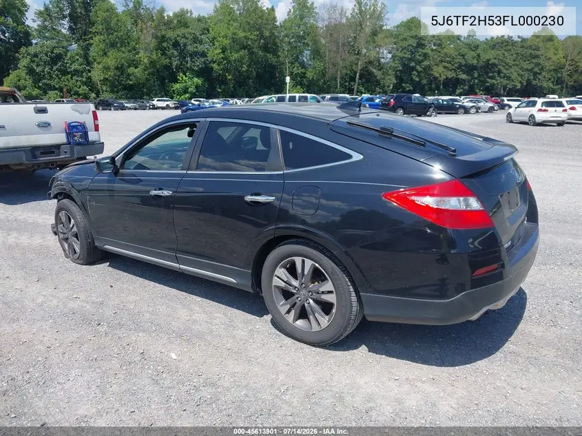 2015 Honda Crosstour Ex-L V6 VIN: 5J6TF2H53FL000230 Lot: 45613901