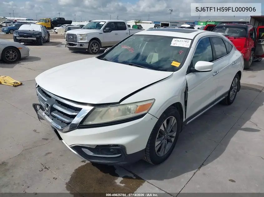 2015 Honda Crosstour Ex-L V6 VIN: 5J6TF1H59FL000906 Lot: 45625784