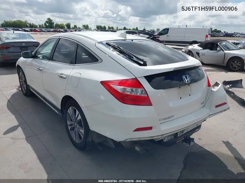 2015 Honda Crosstour Ex-L V6 VIN: 5J6TF1H59FL000906 Lot: 45625784