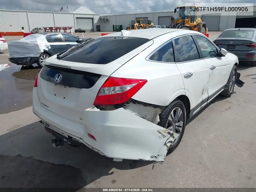 2015 Honda Crosstour Ex-L V6 VIN: 5J6TF1H59FL000906 Lot: 45625784