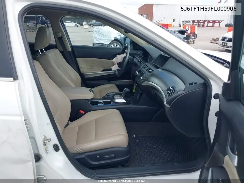 2015 Honda Crosstour Ex-L V6 VIN: 5J6TF1H59FL000906 Lot: 45625784