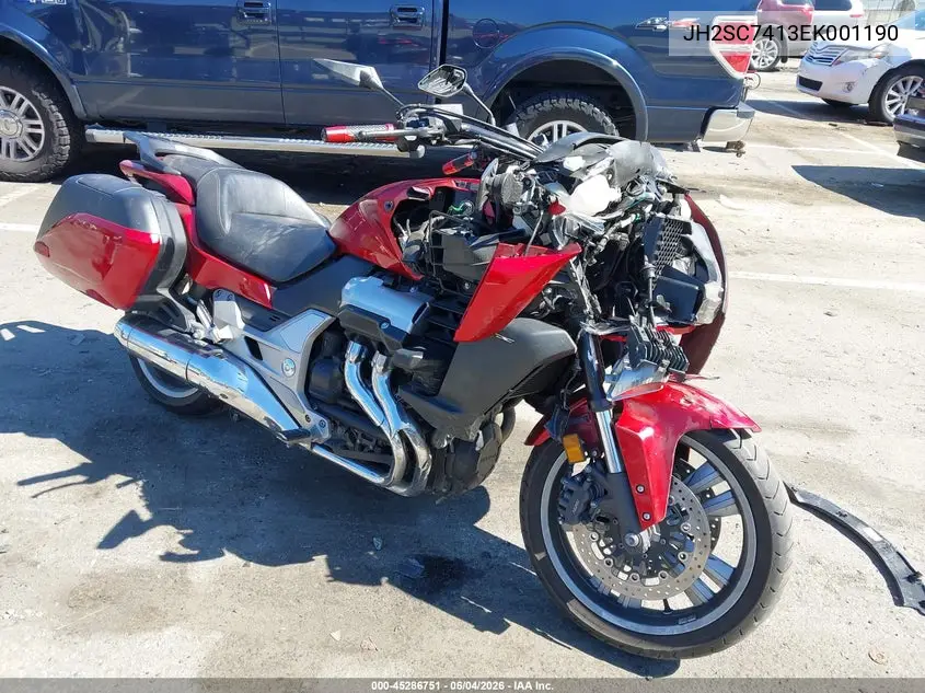 2014 Honda Ctx1300 VIN: JH2SC7413EK001190 Lot: 45286751