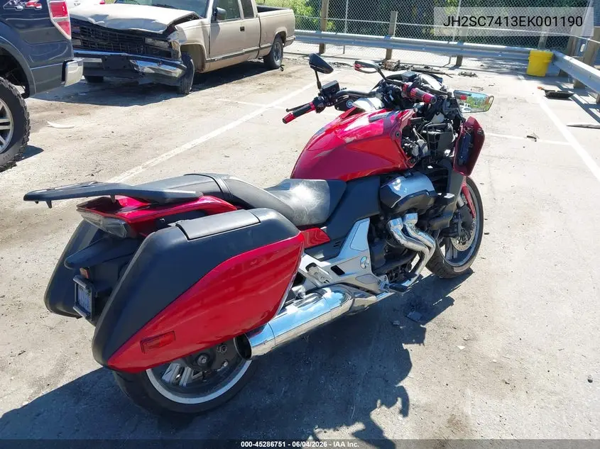 2014 Honda Ctx1300 VIN: JH2SC7413EK001190 Lot: 45286751