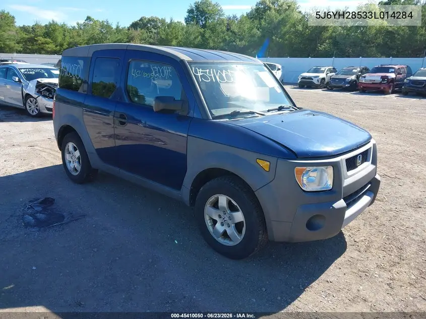 2003 Honda Element Ex VIN: 5J6YH28533L014284 Lot: 45410050