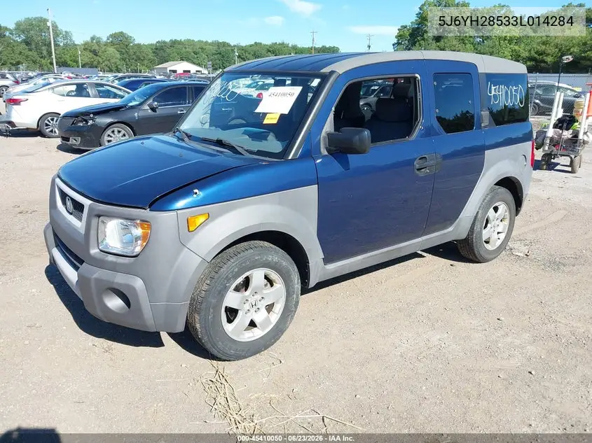2003 Honda Element Ex VIN: 5J6YH28533L014284 Lot: 45410050