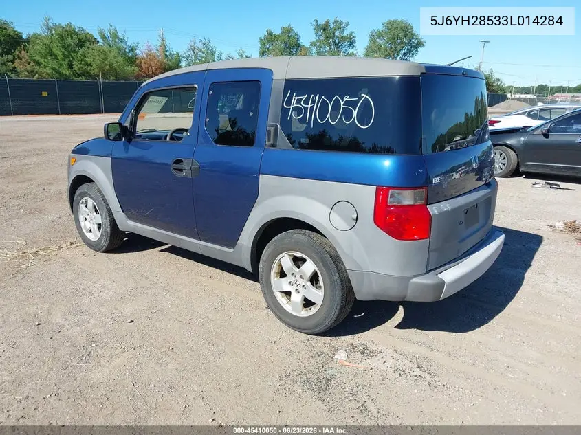 2003 Honda Element Ex VIN: 5J6YH28533L014284 Lot: 45410050