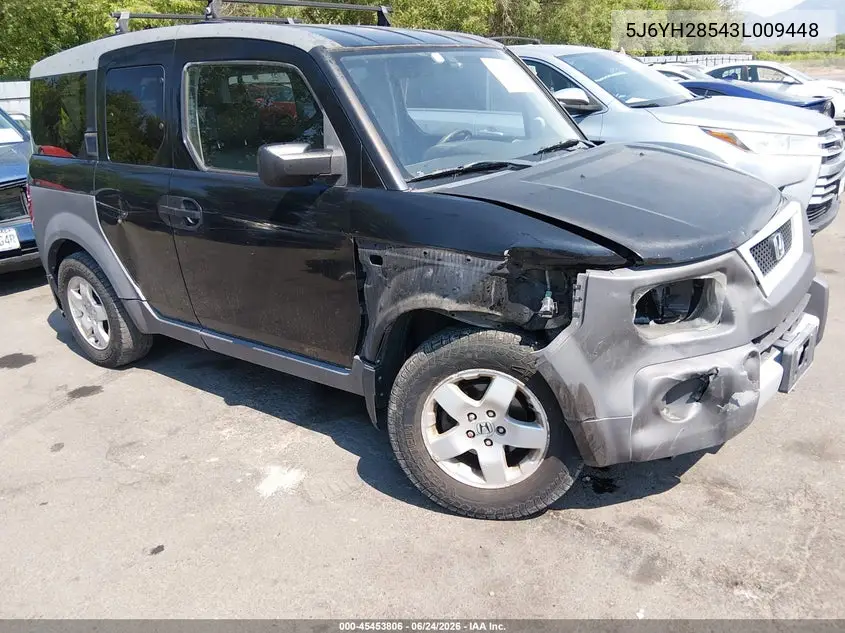 2003 Honda Element Ex VIN: 5J6YH28543L009448 Lot: 45453806