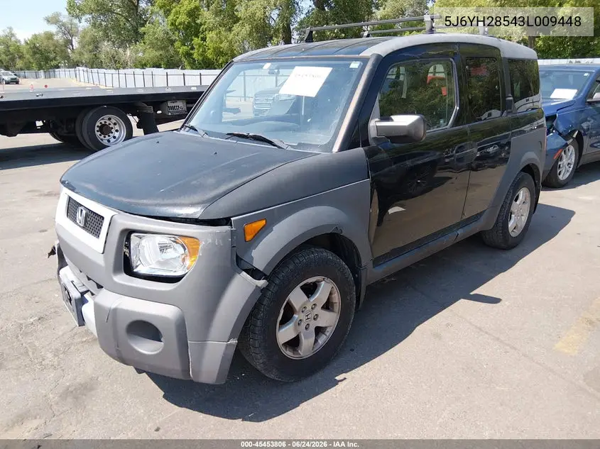 2003 Honda Element Ex VIN: 5J6YH28543L009448 Lot: 45453806
