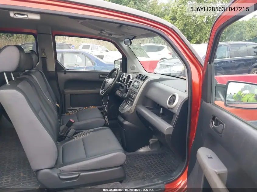 2003 Honda Element Ex VIN: 5J6YH28563L047215 Lot: 45504200