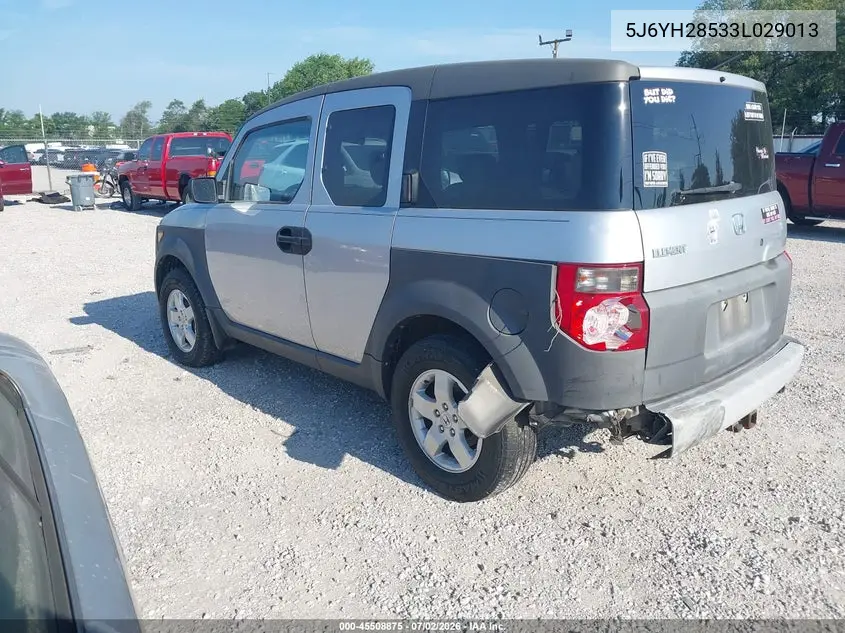 2003 Honda Element Ex VIN: 5J6YH28533L029013 Lot: 45508875