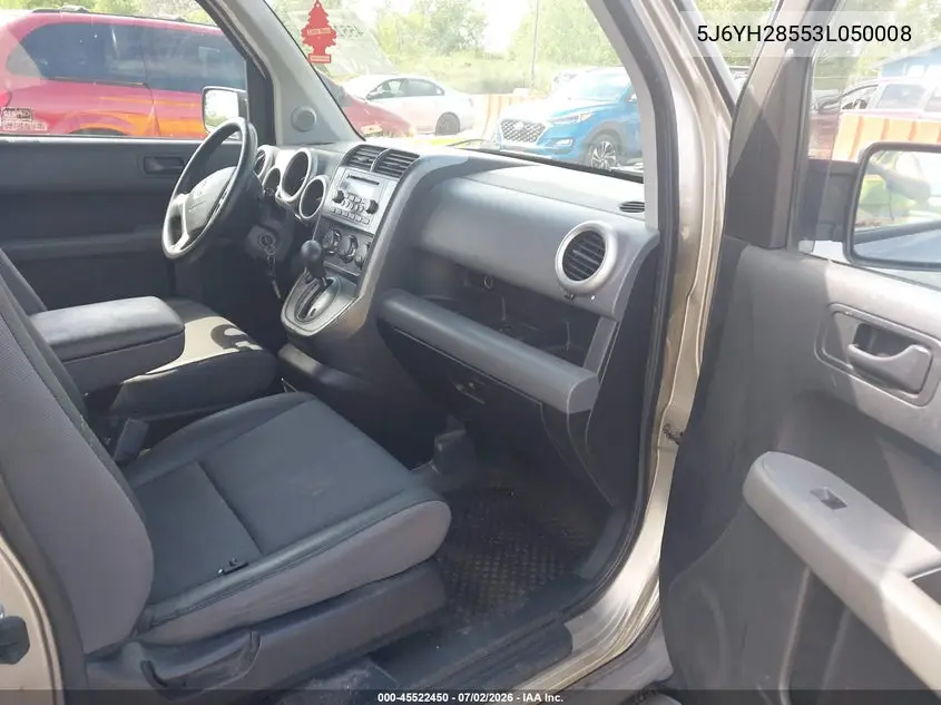 2003 Honda Element Ex VIN: 5J6YH28553L050008 Lot: 45522450
