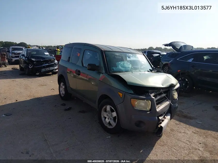 2003 Honda Element Ex VIN: 5J6YH185X3L013577 Lot: 45530028