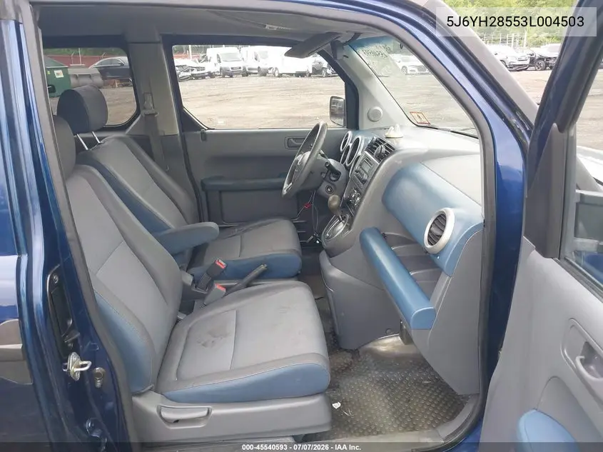 2003 Honda Element Ex VIN: 5J6YH28553L004503 Lot: 45540593