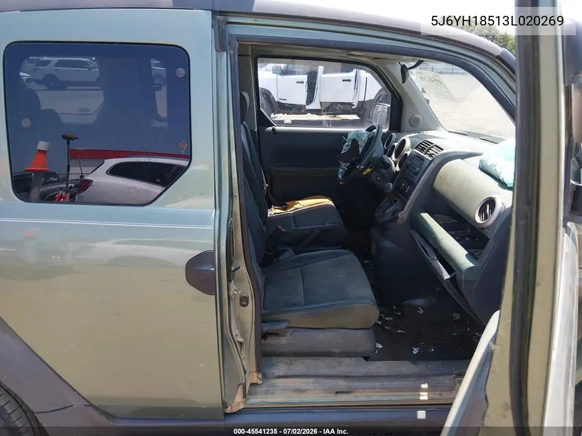 2003 Honda Element Ex VIN: 5J6YH18513L020269 Lot: 45541235
