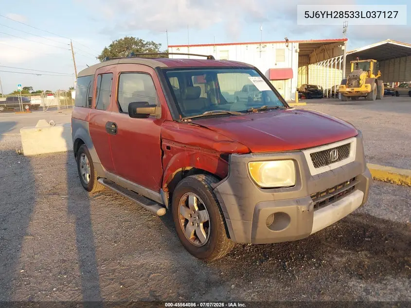 2003 Honda Element Ex VIN: 5J6YH28533L037127 Lot: 45564086