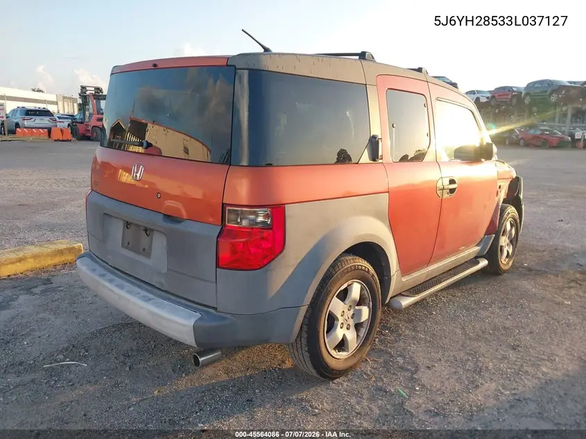 2003 Honda Element Ex VIN: 5J6YH28533L037127 Lot: 45564086