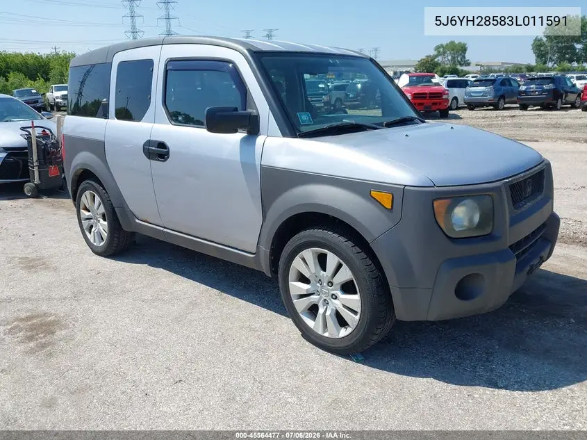 2003 Honda Element Ex VIN: 5J6YH28583L011591 Lot: 45564477