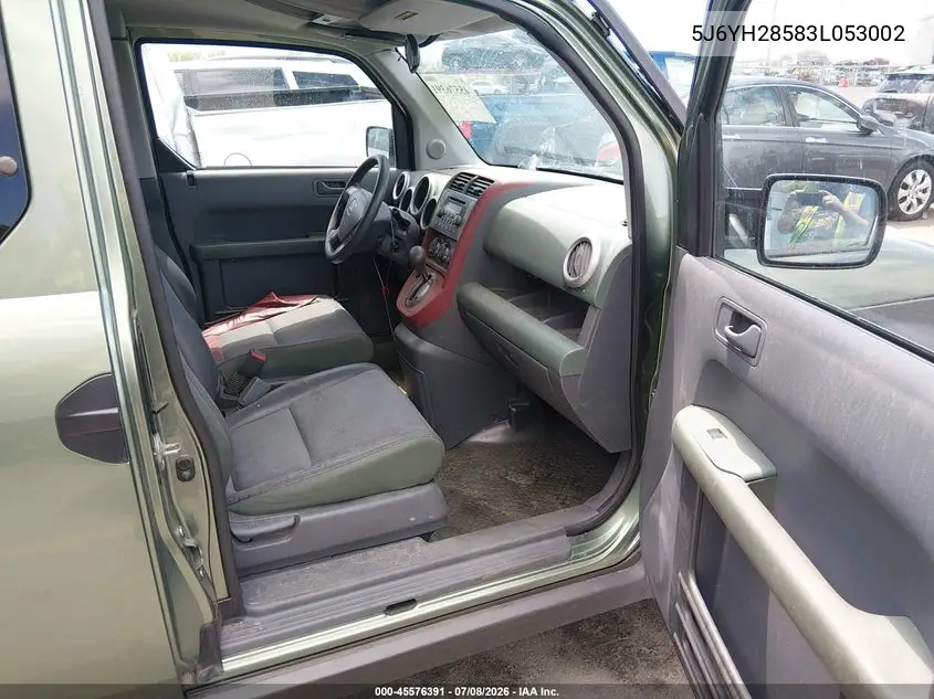 2003 Honda Element Ex VIN: 5J6YH28583L053002 Lot: 45576391