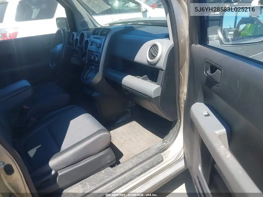 2003 Honda Element Ex VIN: 5J6YH28583L025216 Lot: 45597601
