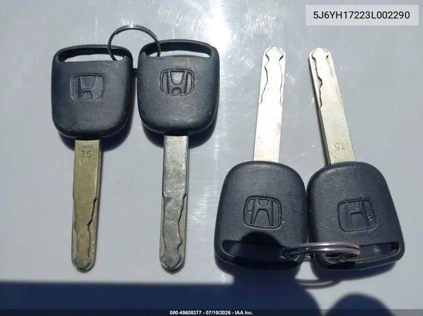 2003 Honda Element Dx VIN: 5J6YH17223L002290 Lot: 45608377
