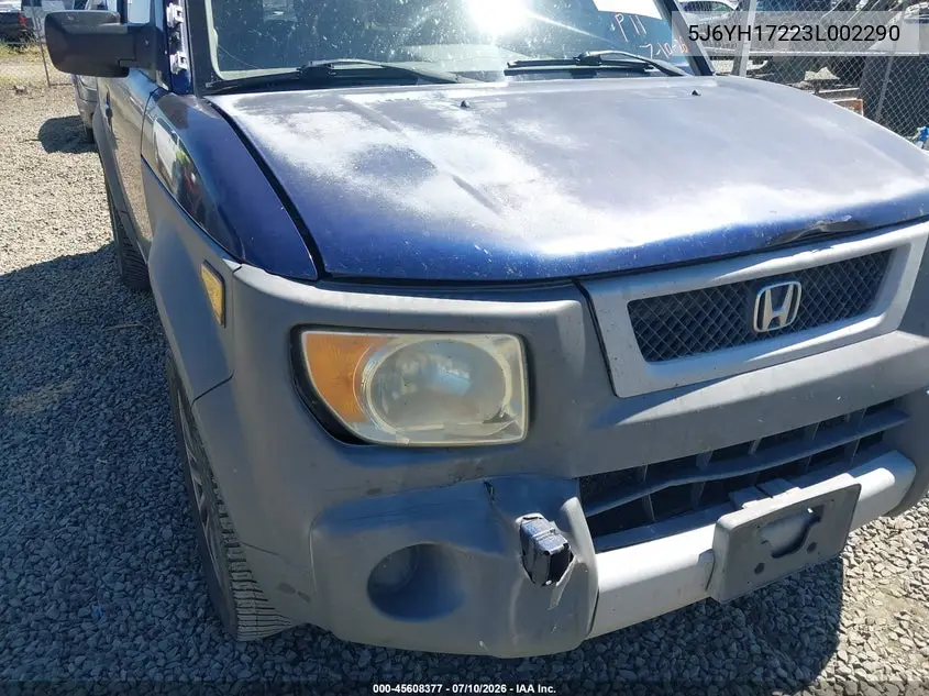 2003 Honda Element Dx VIN: 5J6YH17223L002290 Lot: 45608377