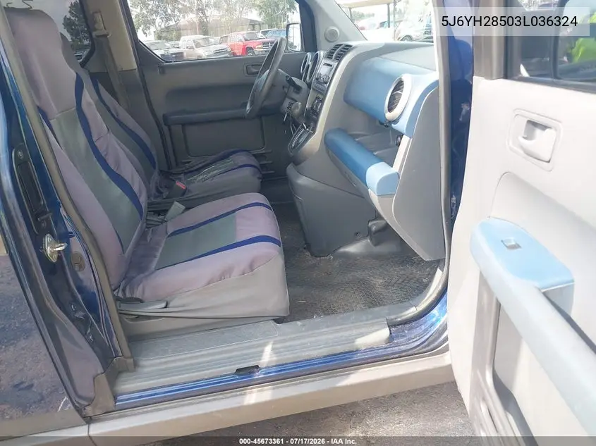 2003 Honda Element Ex VIN: 5J6YH28503L036324 Lot: 45673361
