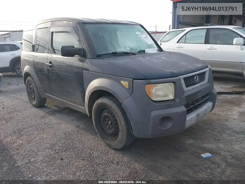 2004 Honda Element Ex VIN: 5J6YH18694L013791 Lot: 45283094