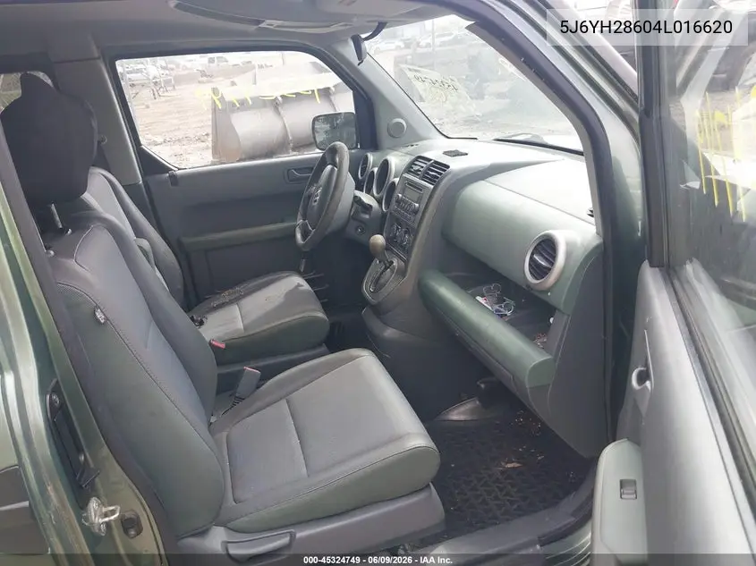 2004 Honda Element Ex VIN: 5J6YH28604L016620 Lot: 45324749
