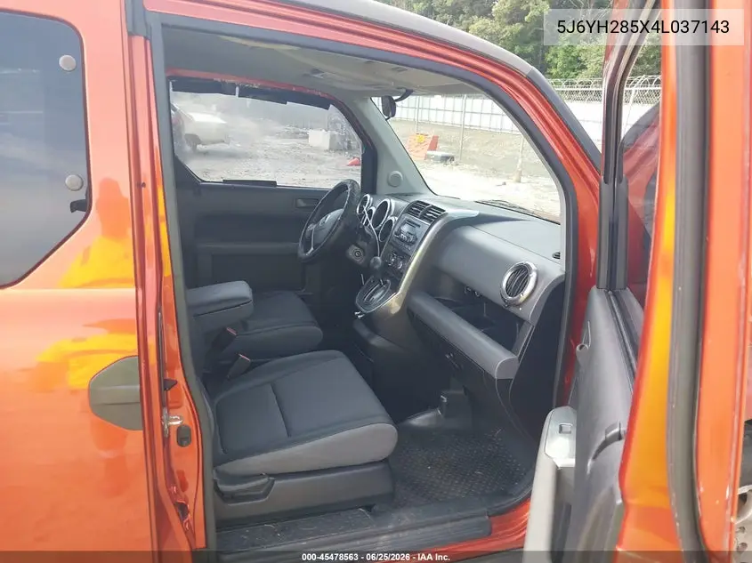 2004 Honda Element Ex VIN: 5J6YH285X4L037143 Lot: 45478563