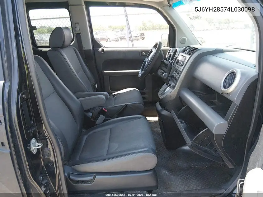 2004 Honda Element Ex VIN: 5J6YH28574L030098 Lot: 45502645