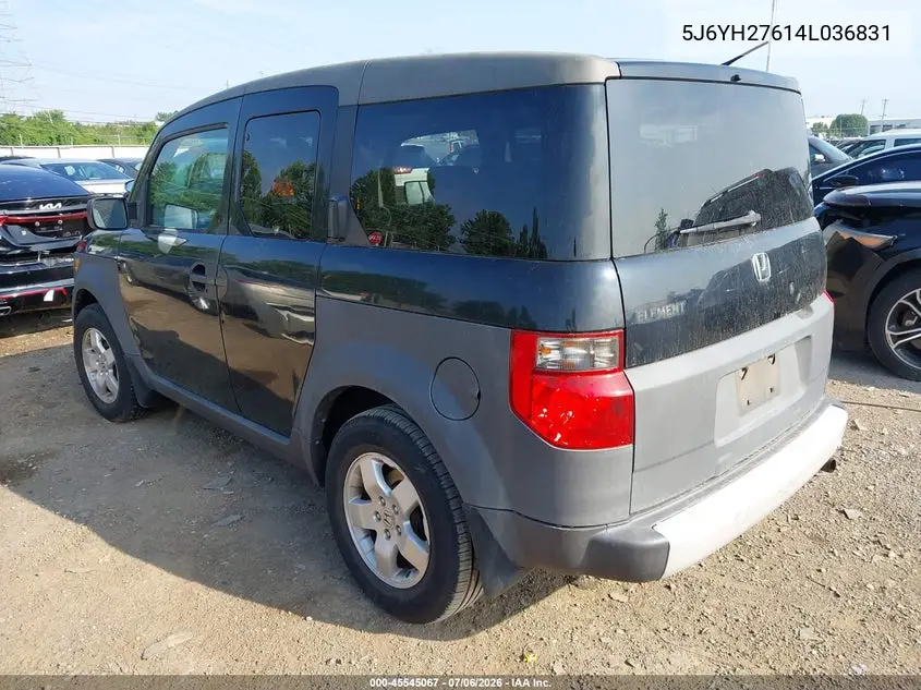 2004 Honda Element Ex VIN: 5J6YH27614L036831 Lot: 45545067