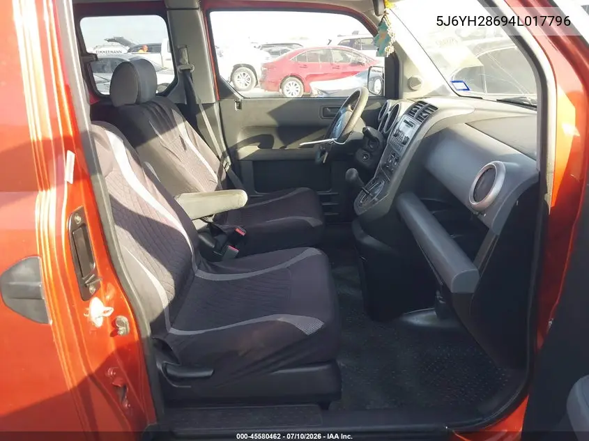 2004 Honda Element Ex VIN: 5J6YH28694L017796 Lot: 45580462