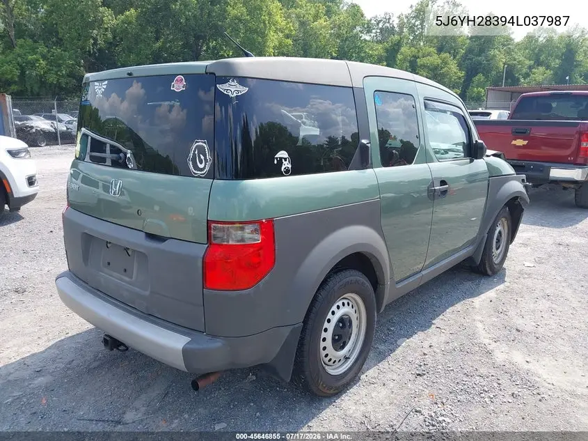 2004 Honda Element Lx VIN: 5J6YH28394L037987 Lot: 45646855