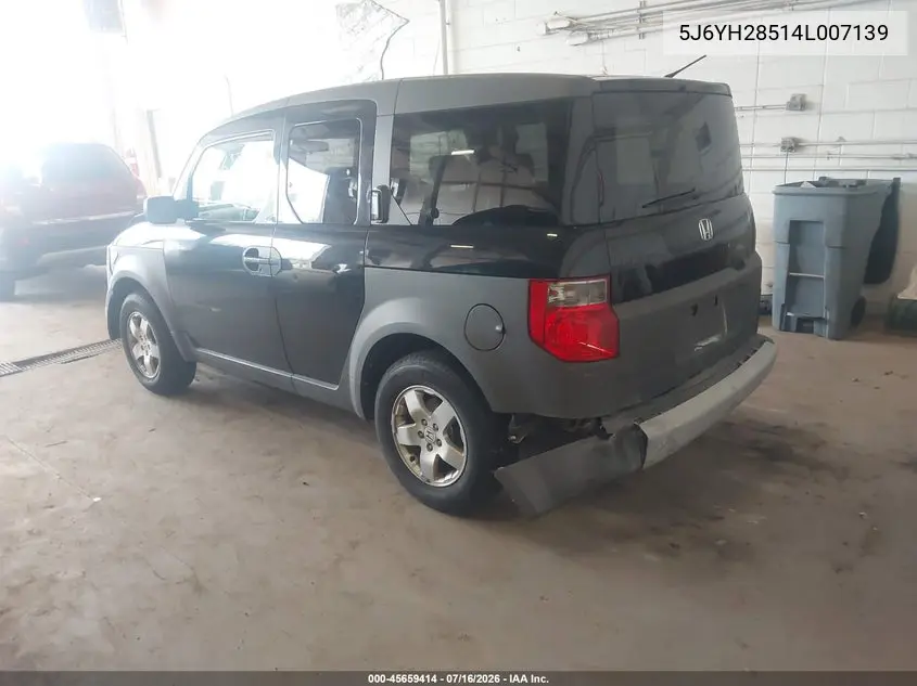 2004 Honda Element Ex VIN: 5J6YH28514L007139 Lot: 45659414