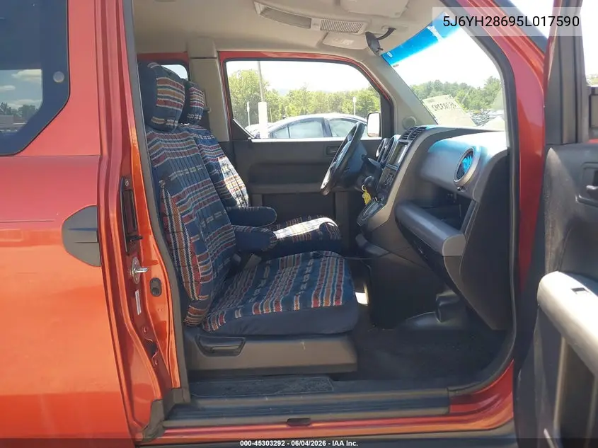 2005 Honda Element Ex VIN: 5J6YH28695L017590 Lot: 45303292