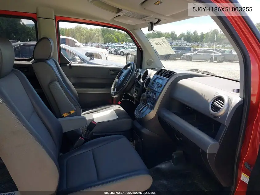 2005 Honda Element Ex VIN: 5J6YH186X5L003255 Lot: 45375407