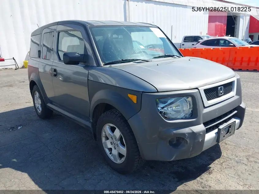 2005 Honda Element Ex VIN: 5J6YH28625L018225 Lot: 45470452