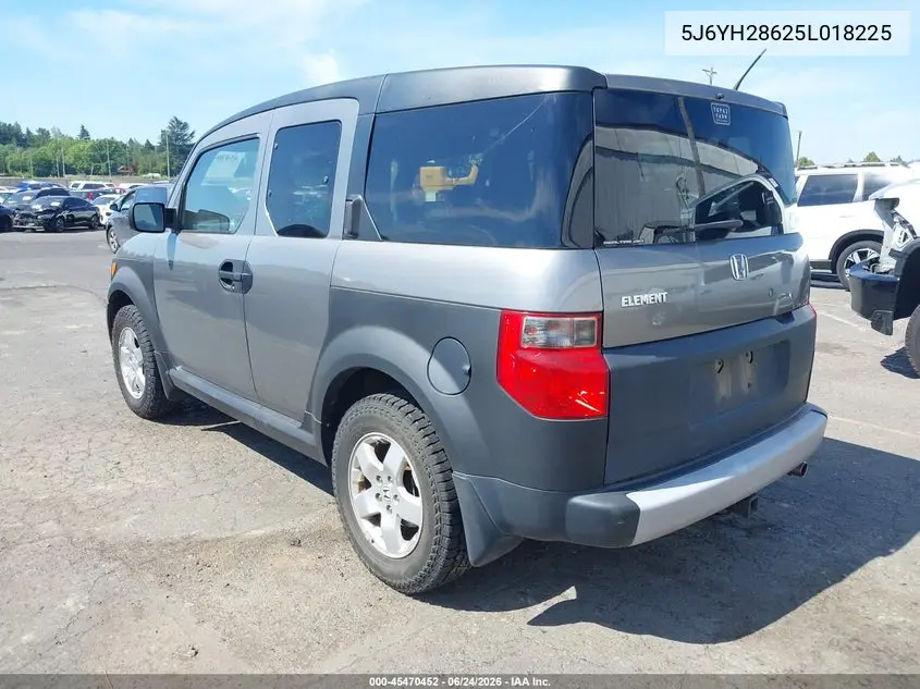 2005 Honda Element Ex VIN: 5J6YH28625L018225 Lot: 45470452