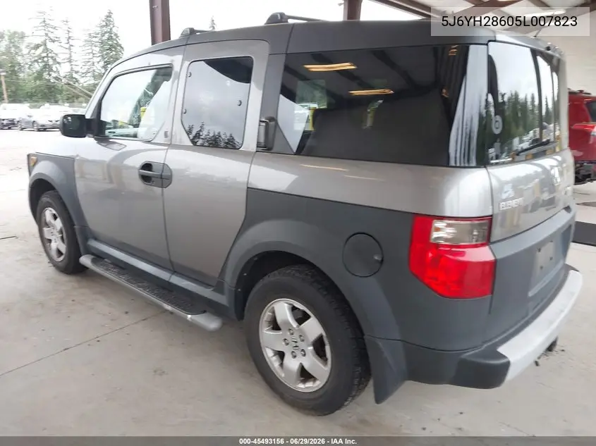 2005 Honda Element Ex VIN: 5J6YH28605L007823 Lot: 45493156