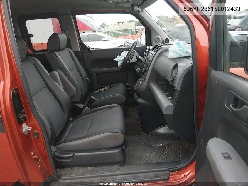 2005 Honda Element Ex VIN: 5J6YH28615L012433 Lot: 45501008