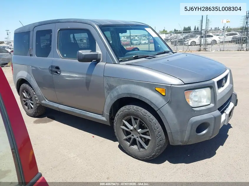 2005 Honda Element Ex VIN: 5J6YH28635L008304 Lot: 45579473