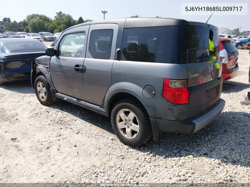 2005 Honda Element Ex VIN: 5J6YH18685L009717 Lot: 45597119