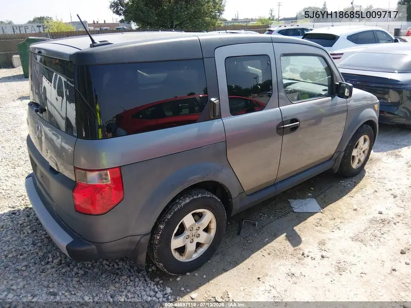 2005 Honda Element Ex VIN: 5J6YH18685L009717 Lot: 45597119